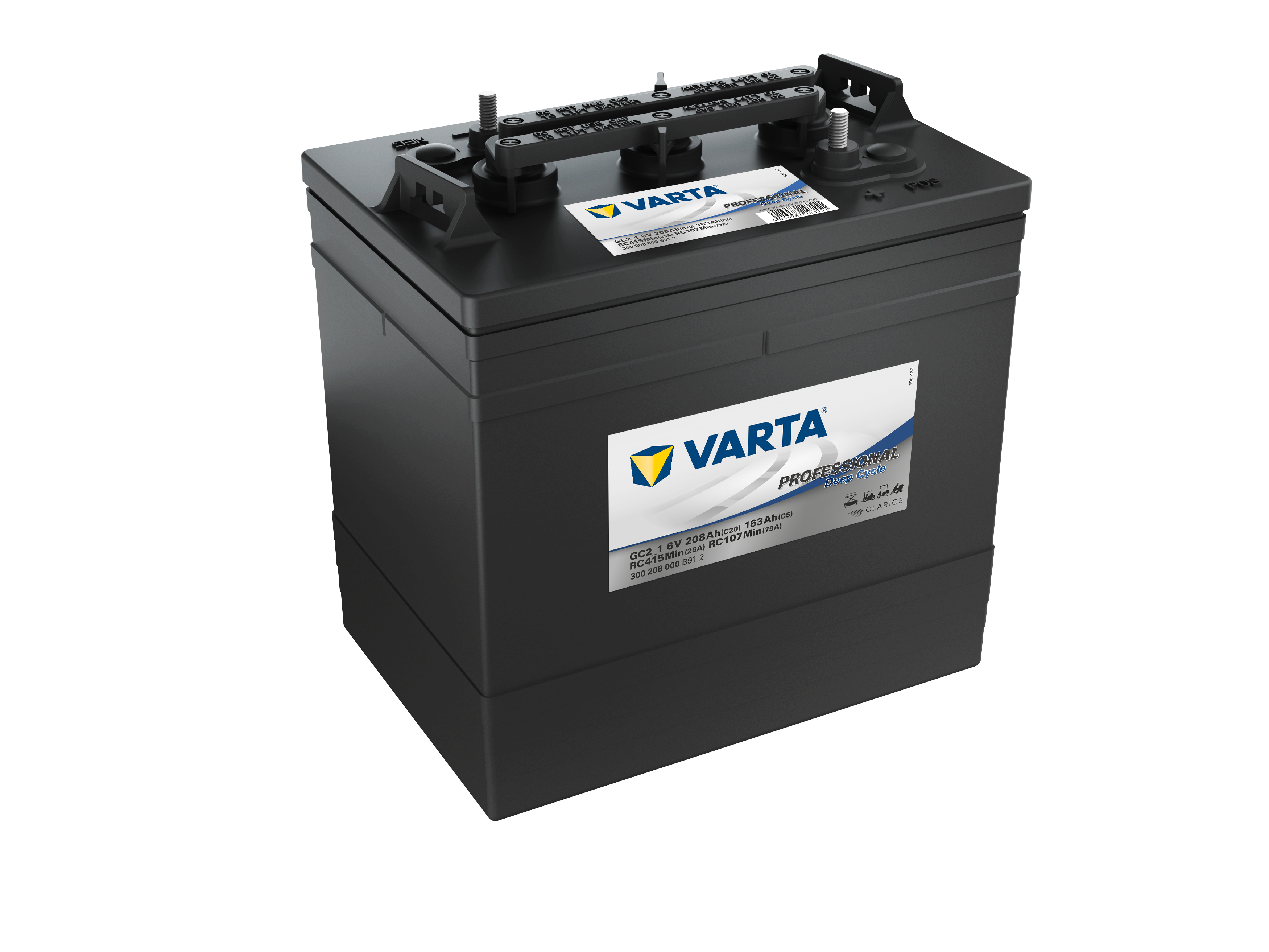 As baterias Professional Deep Cycle da VARTA® têm 40-50 % mais ciclos do que as da concorrência e classificam-se entre as de maior vida útil geral.