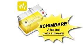 Bateria galbenă înseamnă că bateria trebuie înlocuită