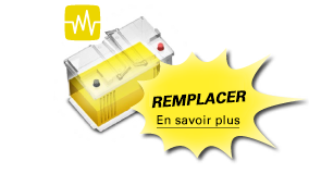 Une batterie jaune signifie qu’elle doit être remplacée